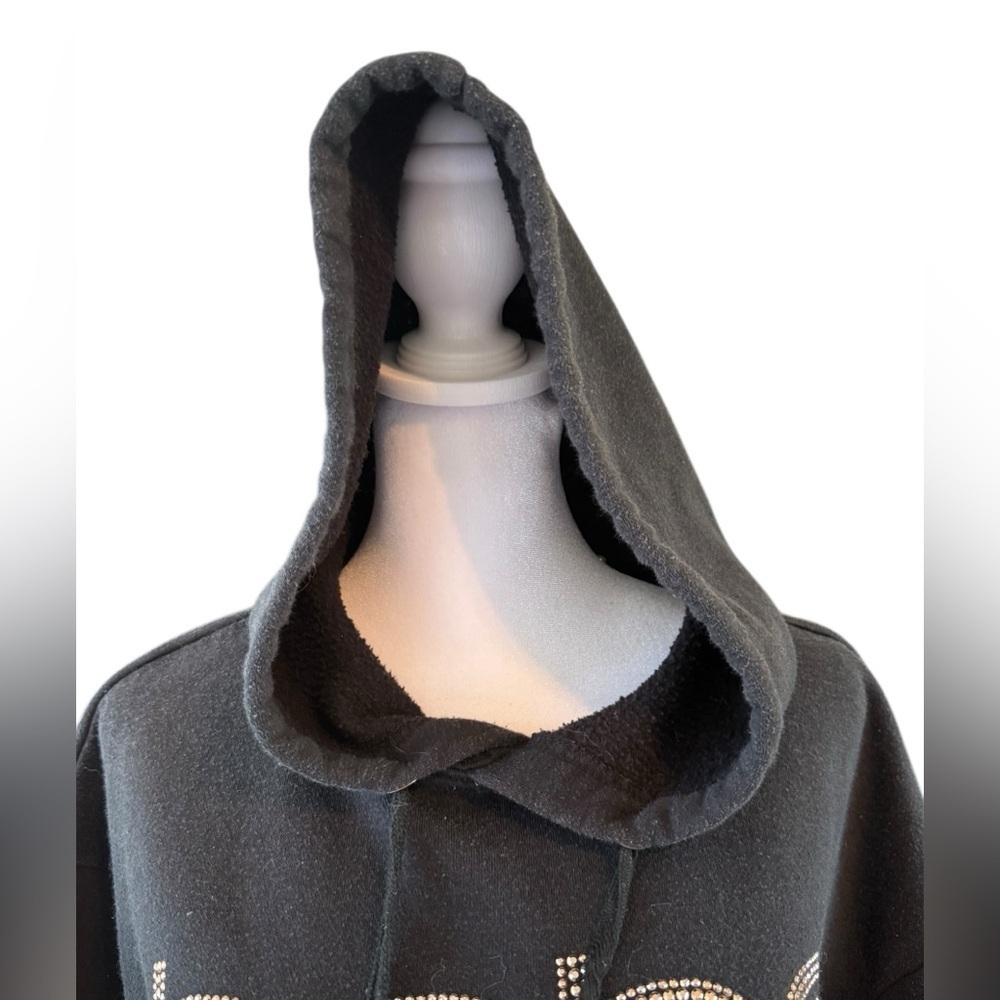 Bebe black pullover Hoodie Sweater for Women Size Large - Picture 3 of 10